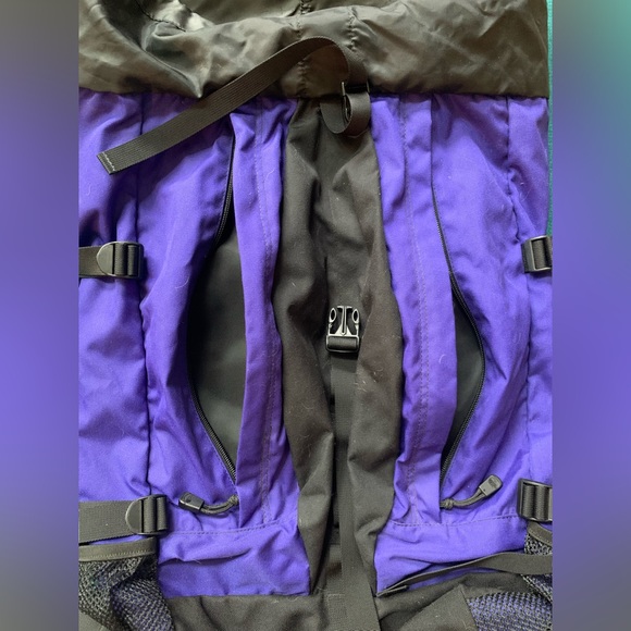 USED ONCE- North Face Hiking Pack in Purple - Picture 6 of 7